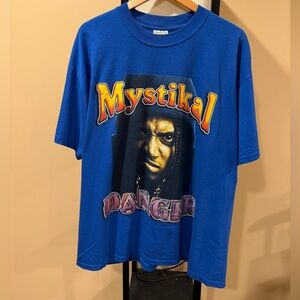 Vintage Mistikal Danger “Shake Ya Ass” Blue Rap Tee